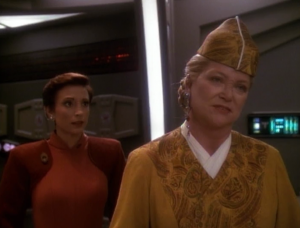 Winn needs Bareils help with negotiating with the Cardassians because she doesn't know what the heck she's doin