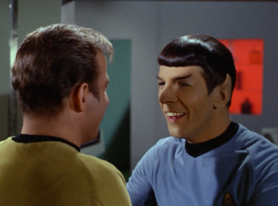 Spock Happy To See Kirk - Let's Watch Star Trek